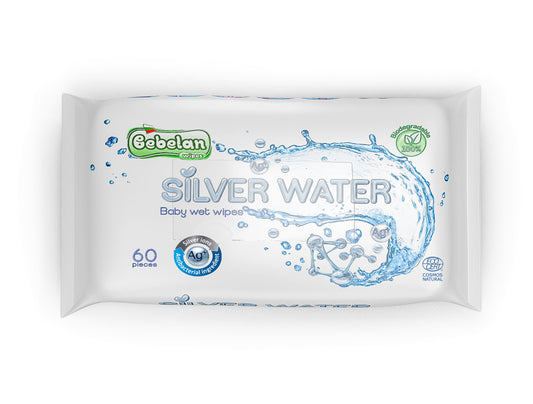 Мокри кърпички Silver Water БЕБЕЛАН